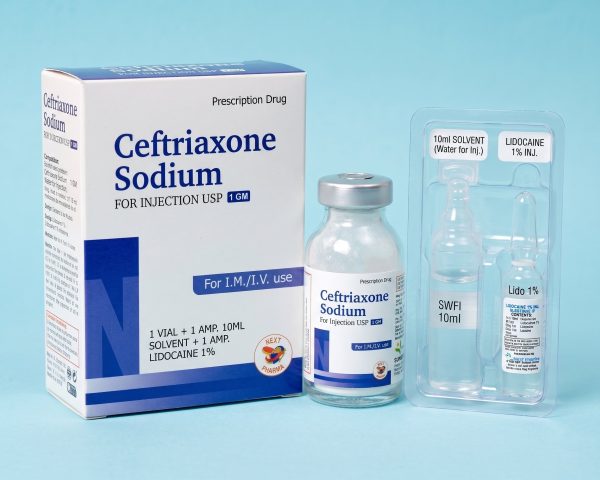 Ceftriaxone Sodium Injection (1 GM)